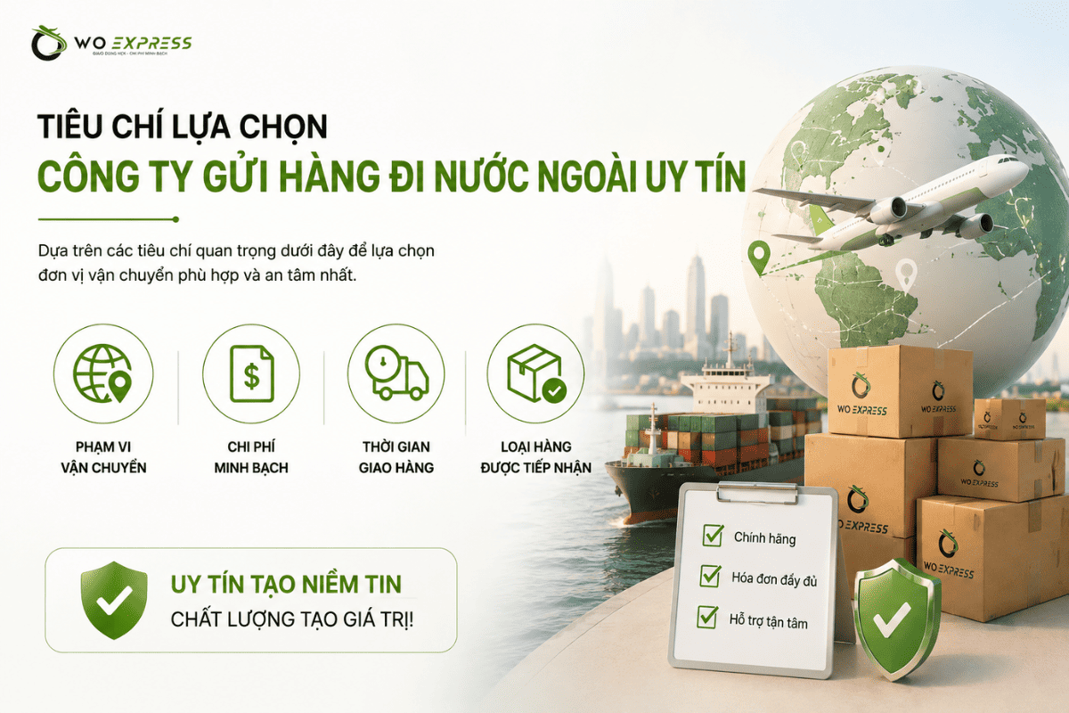 Top 7 công ty gửi hàng đi nước ngoài uy tín tại Việt Nam