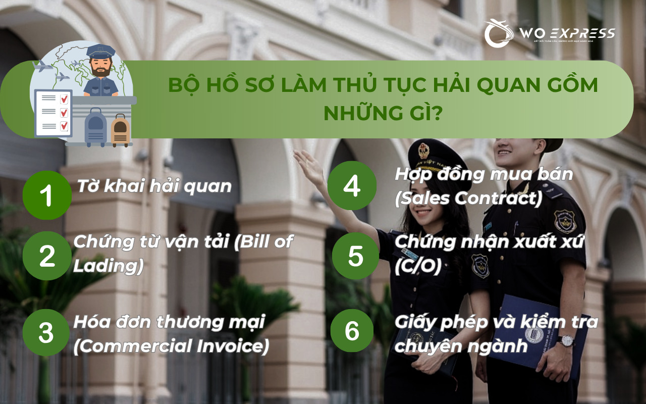 Các chứng từ bắt buộc trong bộ hồ sơ làm thủ tục hải quan 