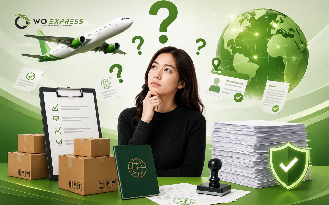 Tại sao cần chuẩn bị đầy đủ giấy tờ khi gửi hàng quốc tế?