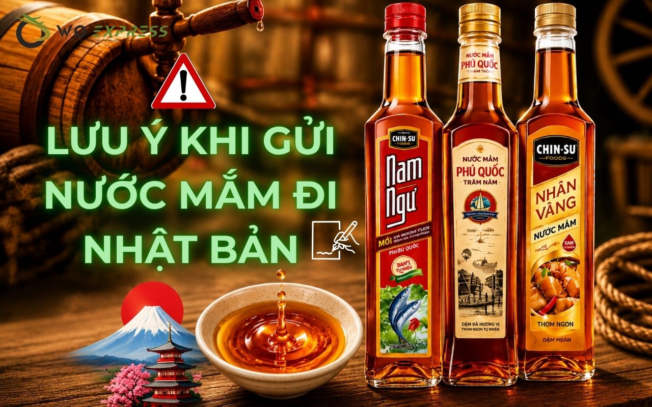 Gửi nước mắm đi Nhật an toàn và đúng cách 5 Lưu ý khi gửi nước mắm đi Nhật Bản