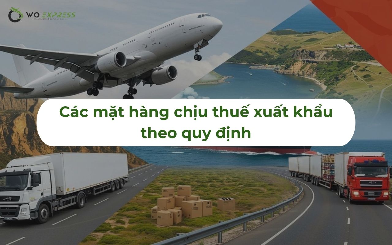 Các mặt hàng chịu thuế nhập khẩu mới nhất và cách xác định 2026 9 Các mặt hàng chịu thuế xuất khẩu theo quy định