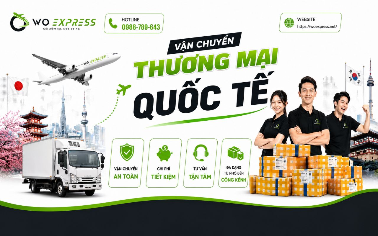 WoExpress – Công ty vận chuyển quốc tế uy tín 