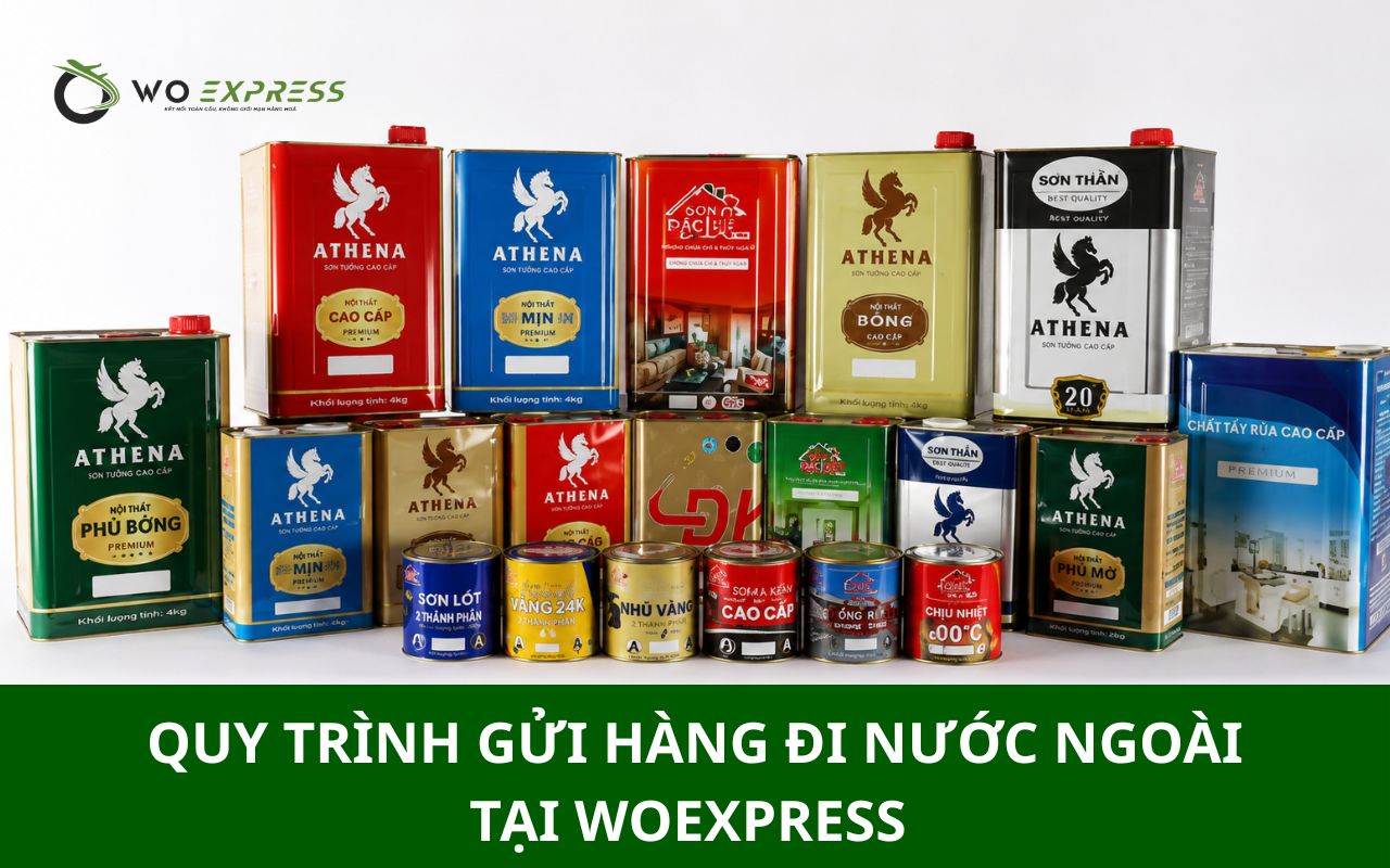 Gửi thuốc lá đi nước ngoài an toàn, 3-5 ngày nhận hàng 4 Quy trình gửi hàng đi nước ngoài tại WoExpress