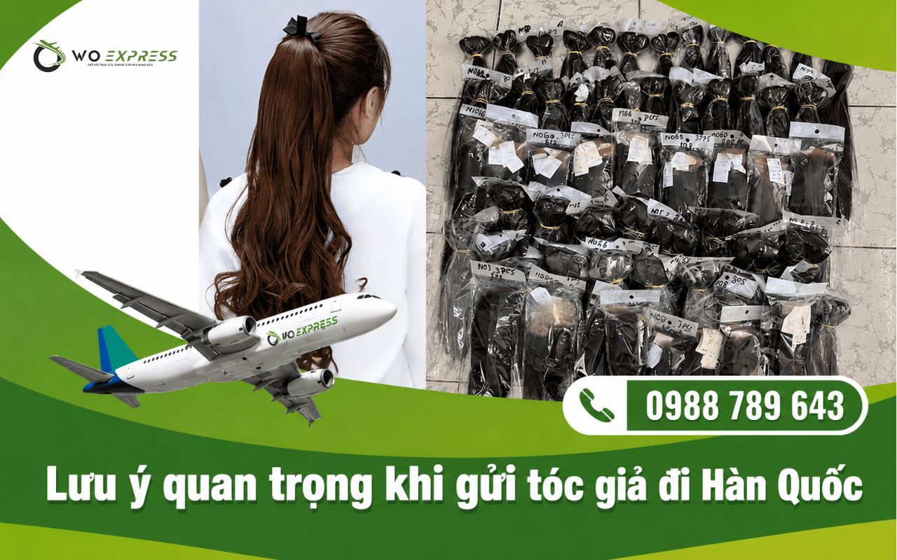Gửi tóc giả đi Hàn Quốc uy tín, tiết kiệm chi phí 2 Lưu ý quan trọng khi gửi tóc giả đi Hàn Quốc