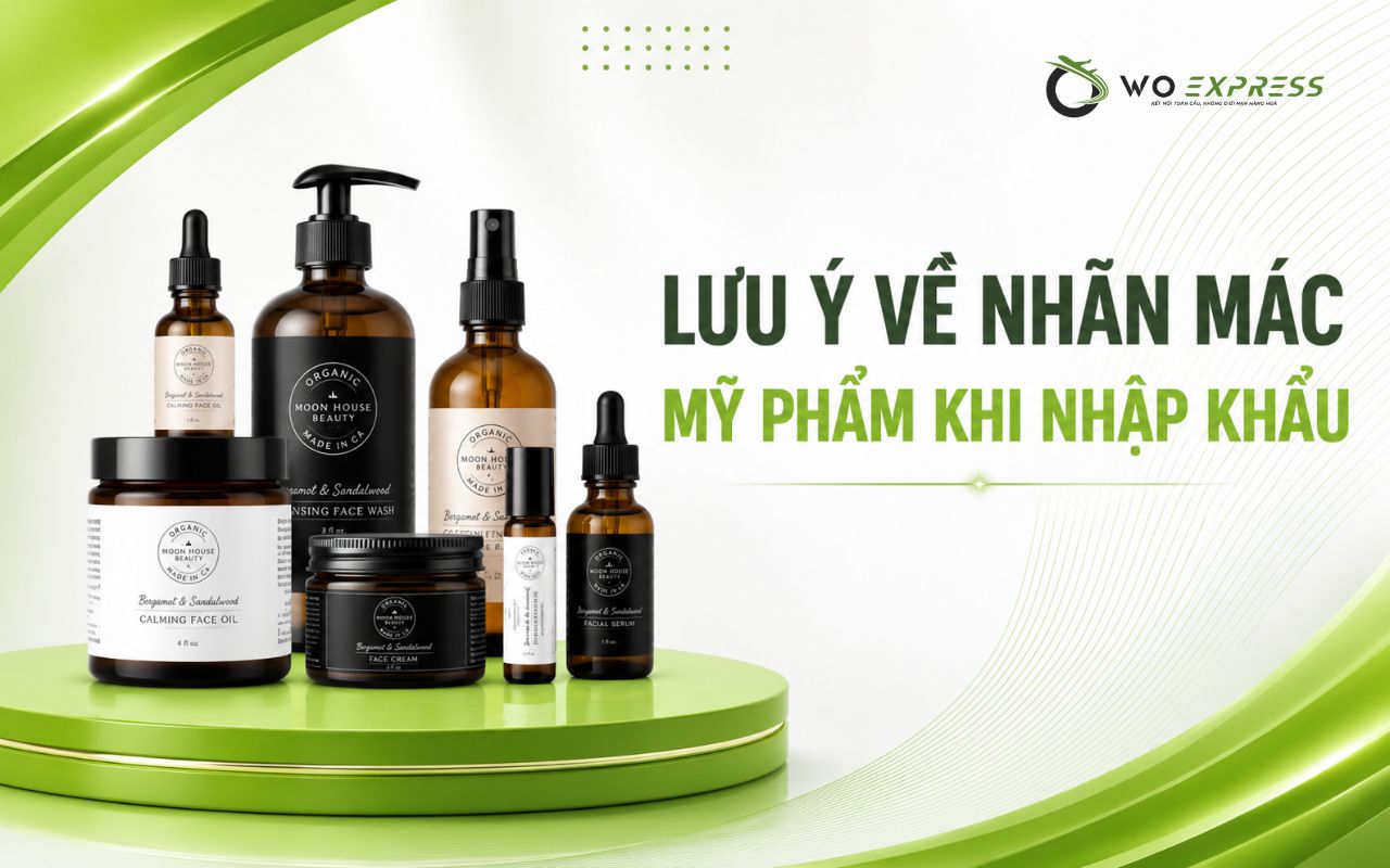 Thủ tục nhập khẩu mỹ phẩm Hàn Quốc mới nhất 2026 3 Lưu ý về nhãn mác mỹ phẩm khi nhập khẩu