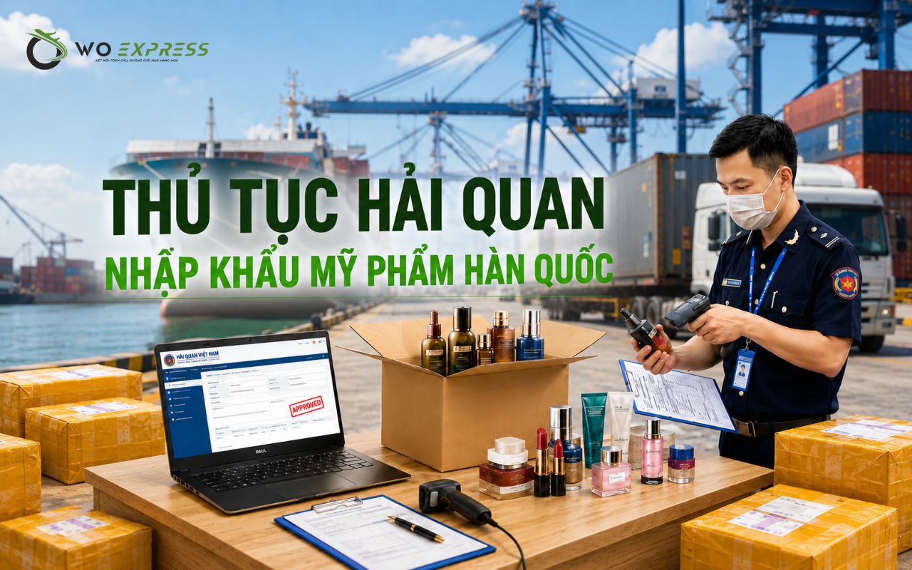 Thủ tục nhập khẩu mỹ phẩm Hàn Quốc mới nhất 2026 6 Thủ tục nhập khẩu mỹ phẩm Hàn Quốc