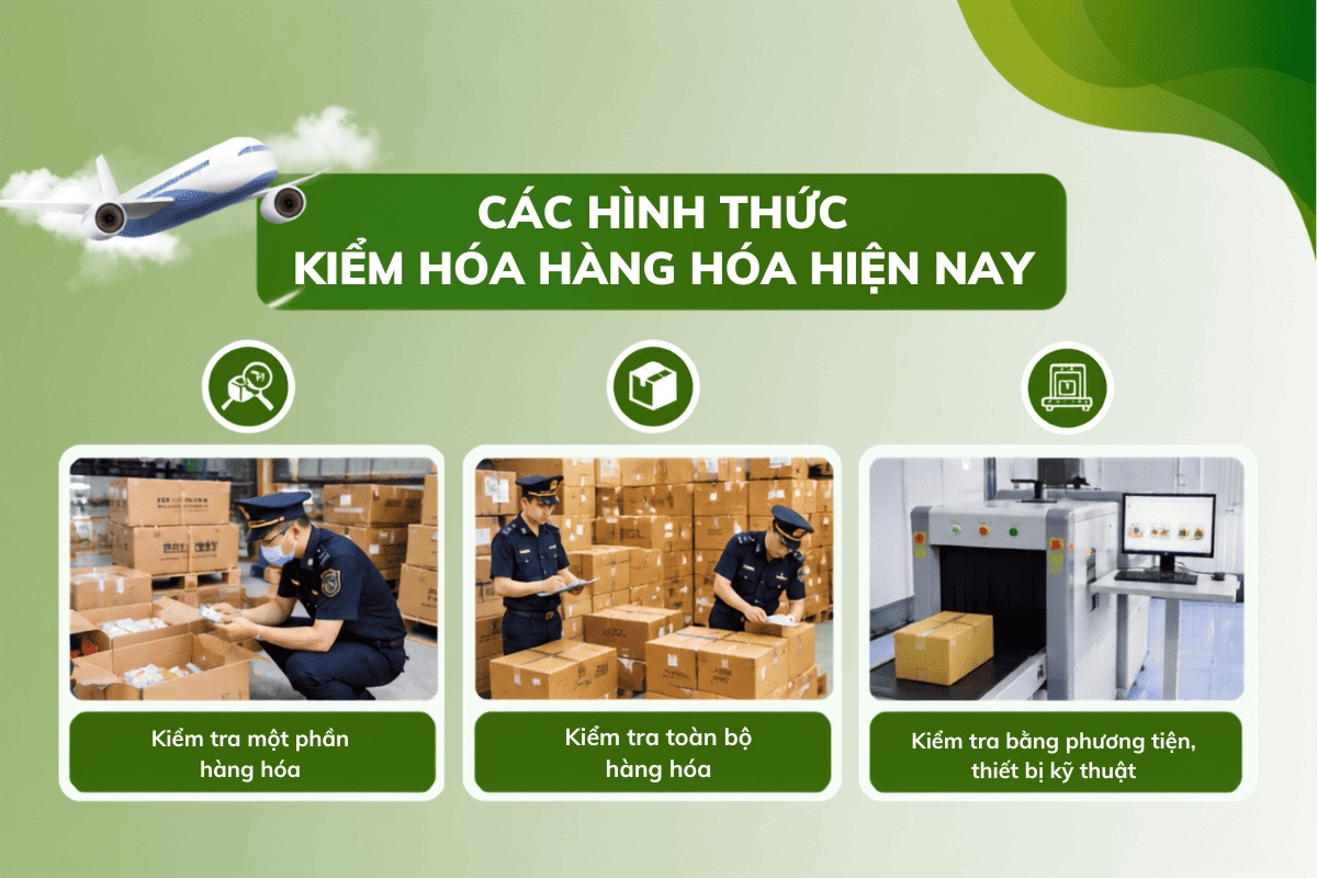 Các hình thức kiểm hóa hàng hóa hiện nay