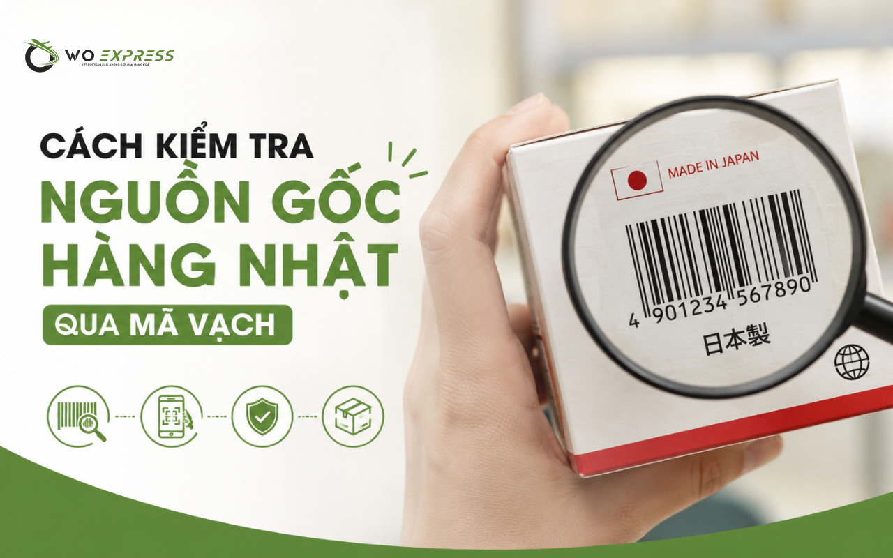 Cách kiểm tra nguồn gốc hàng qua mã vạch Nhật Bản