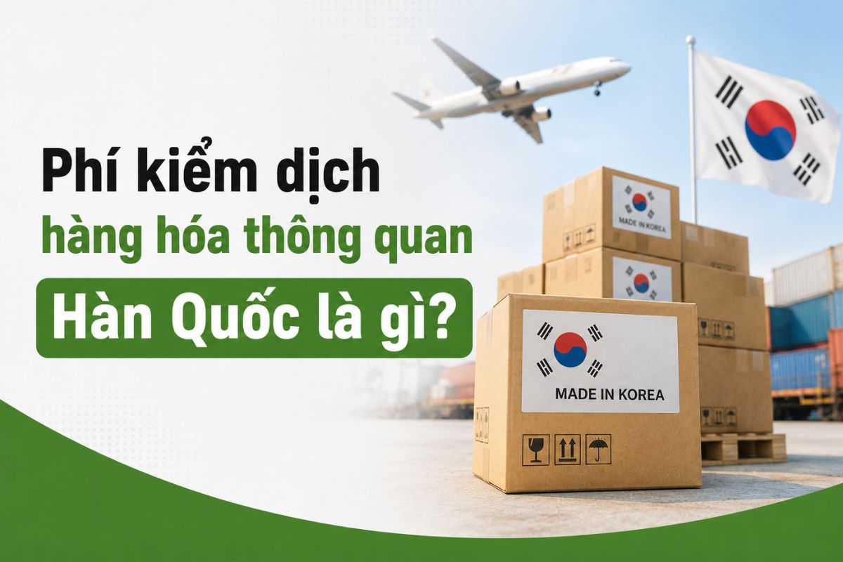 Phí kiểm dịch hàng hóa thông quan Hàn Quốc là gì?