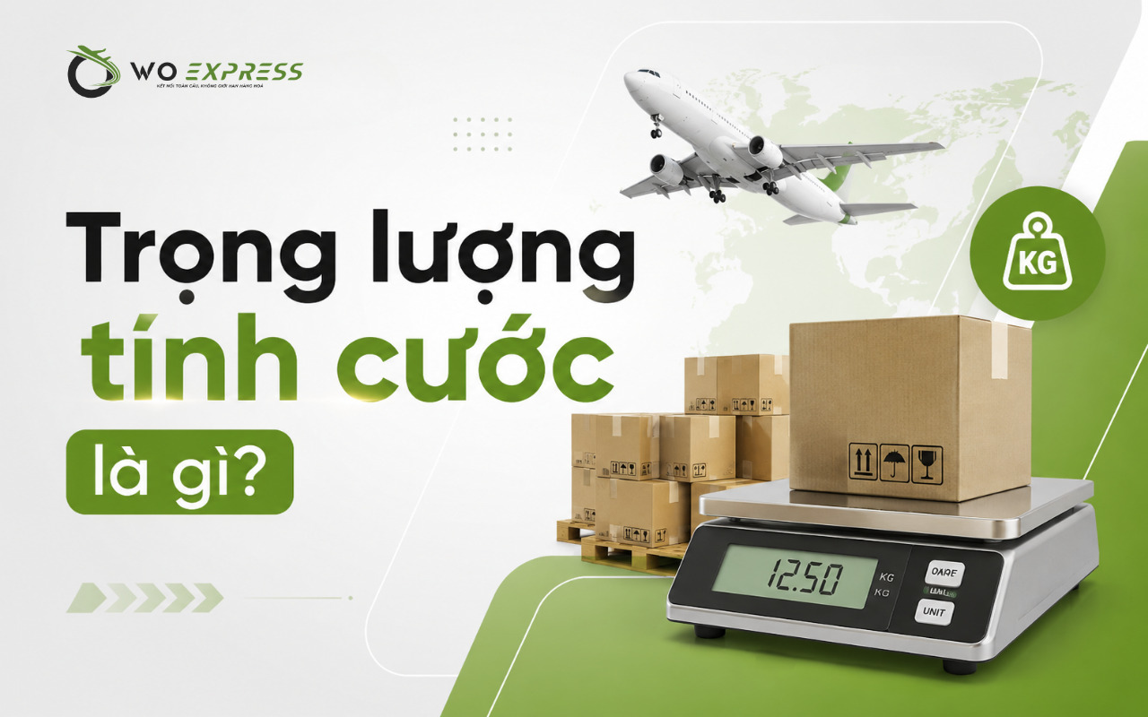 Cách tính cước vận tải đường hàng không chuẩn nhất 2 Trọng lượng tính cước là gì?