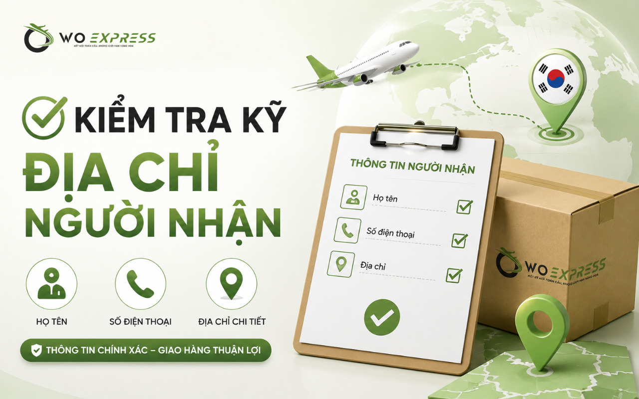Gửi quà giáng sinh đi Hàn Quốc phải kiểm tra kỹ địa chỉ người nhận 