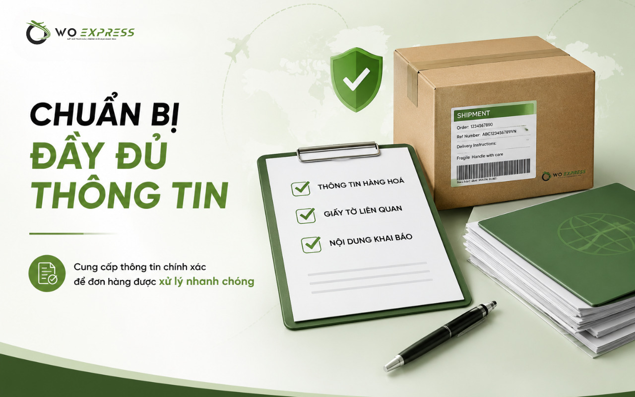 Chuẩn bị và bổ sung thông tin cần thiết
