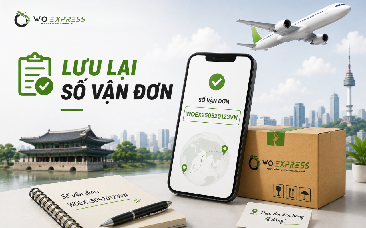 Lưu lại số vận đơn