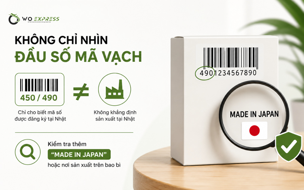 Không chỉ nhìn vào đầu số mã vạch Nhật Bản