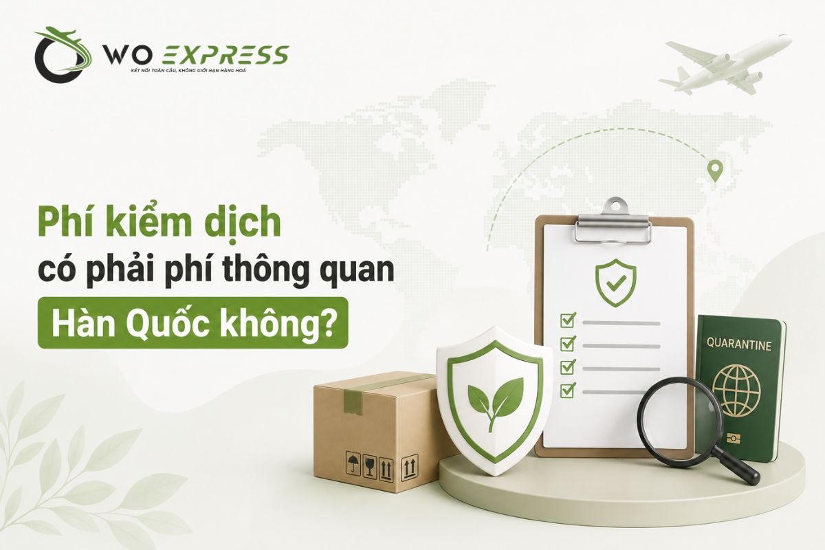 Phí kiểm dịch có phải phí thông quan Hàn Quốc không?