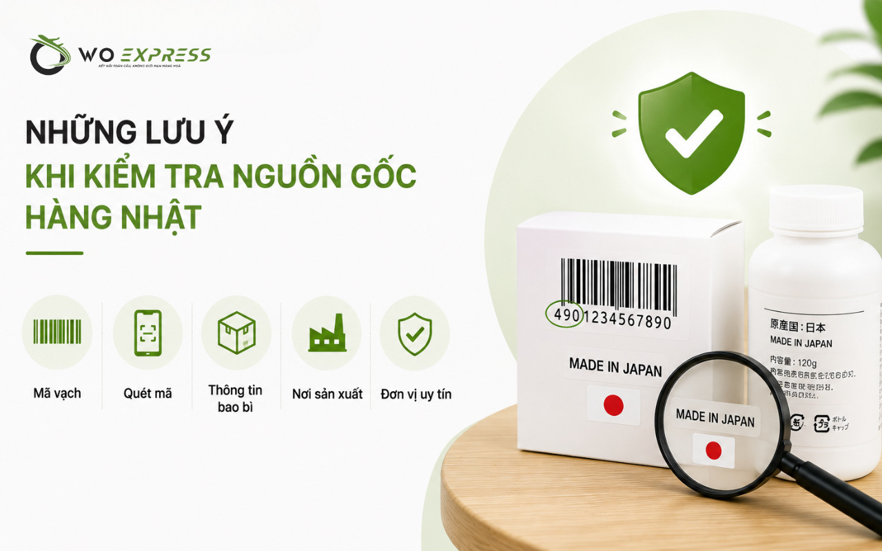 Những lưu ý khi kiểm tra nguồn gốc hàng Nhật