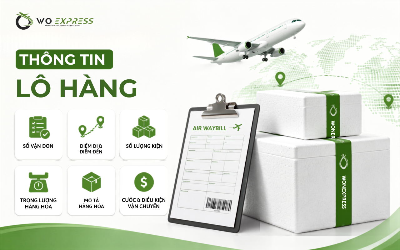 Vận đơn chính danh là gì? 5 lưu ý khi gửi hàng sang Hàn Quốc 8 Thông tin về lô hàng