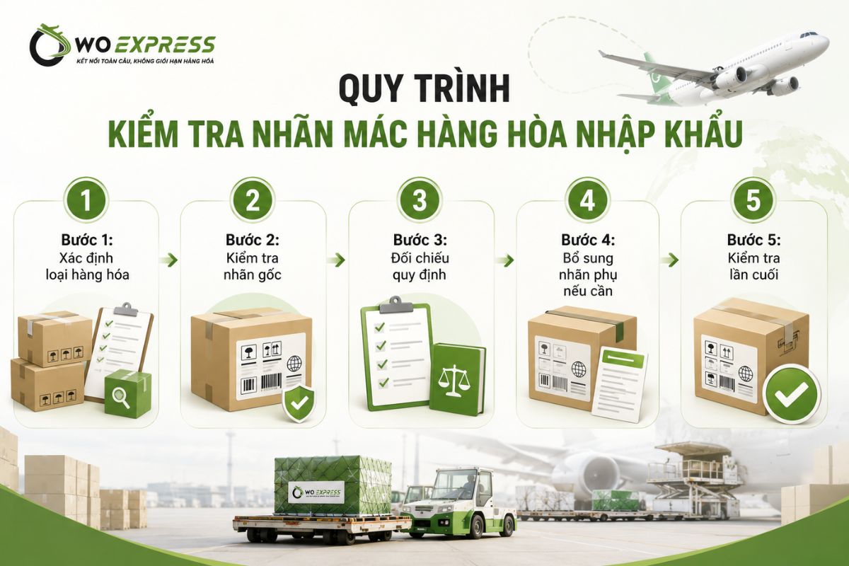 Nhãn mác hàng hóa nhập khẩu: quy định & nội dung bắt buộc 10 Quy trình kiểm tra nhãn mác hàng hóa nhập khẩu