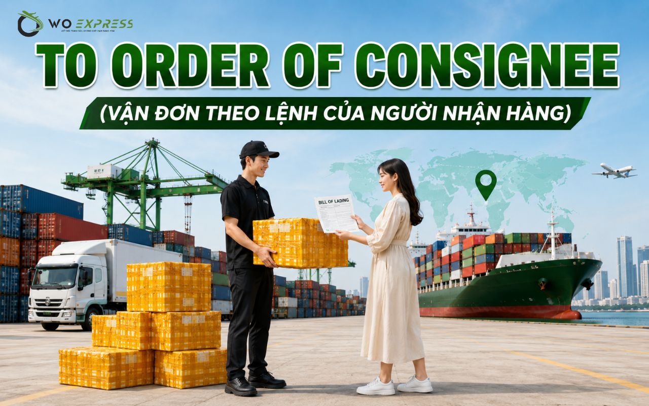 To Order of Consignee (Vận đơn theo lệnh của người nhận hàng)