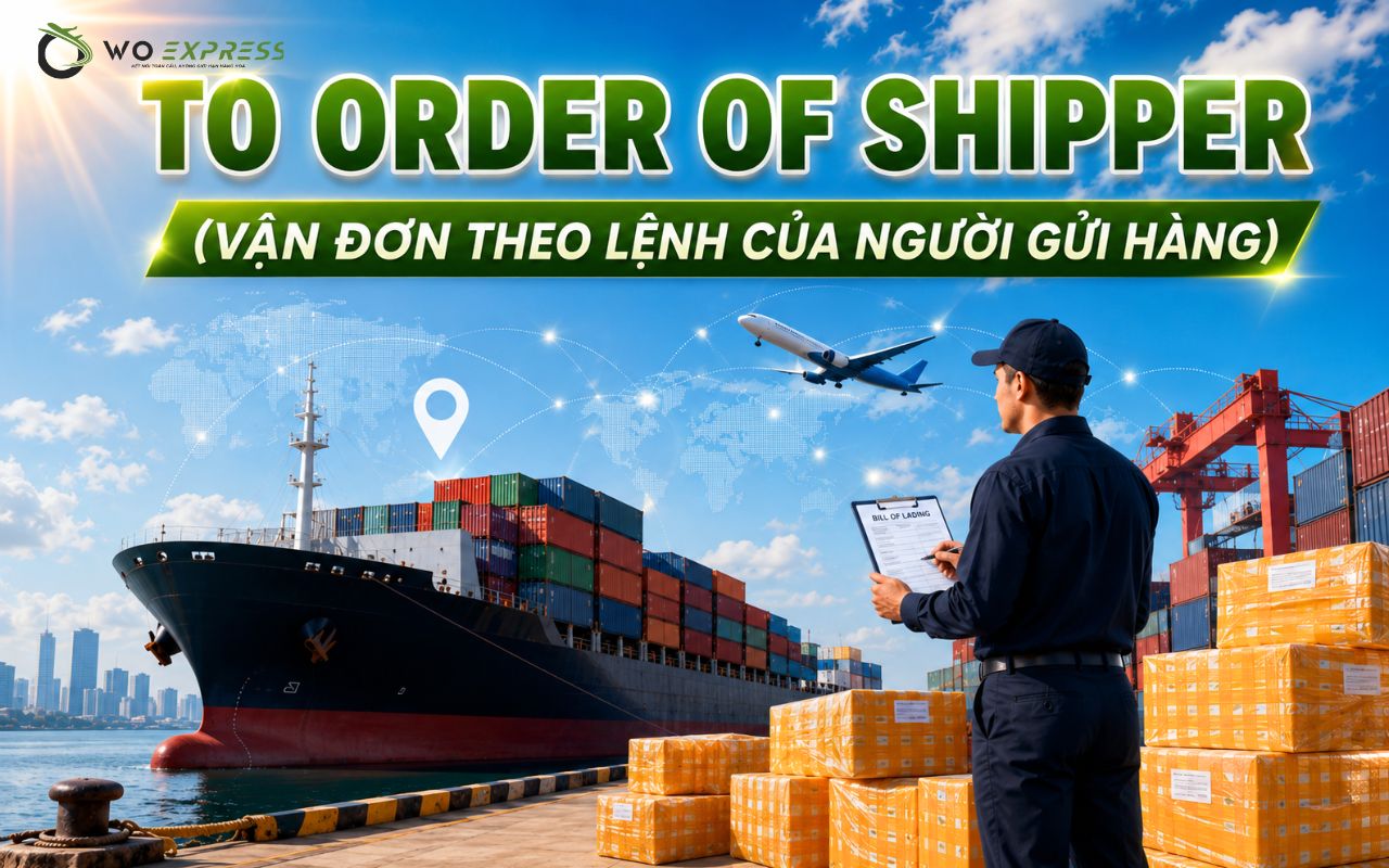 To Order of Shipper (Vận đơn theo lệnh của người gửi hàng)