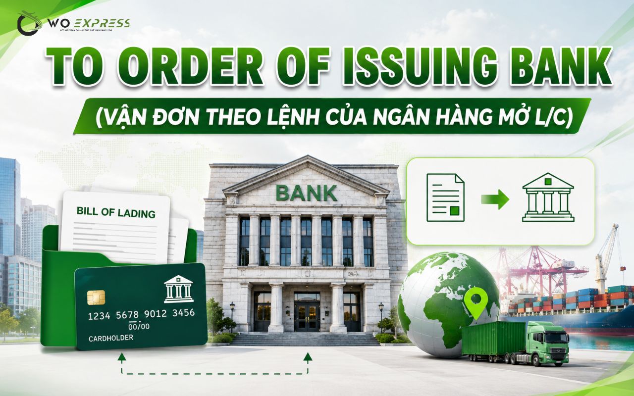 To Order of Issuing Bank (Vận đơn theo lệnh của ngân hàng mở L/C)