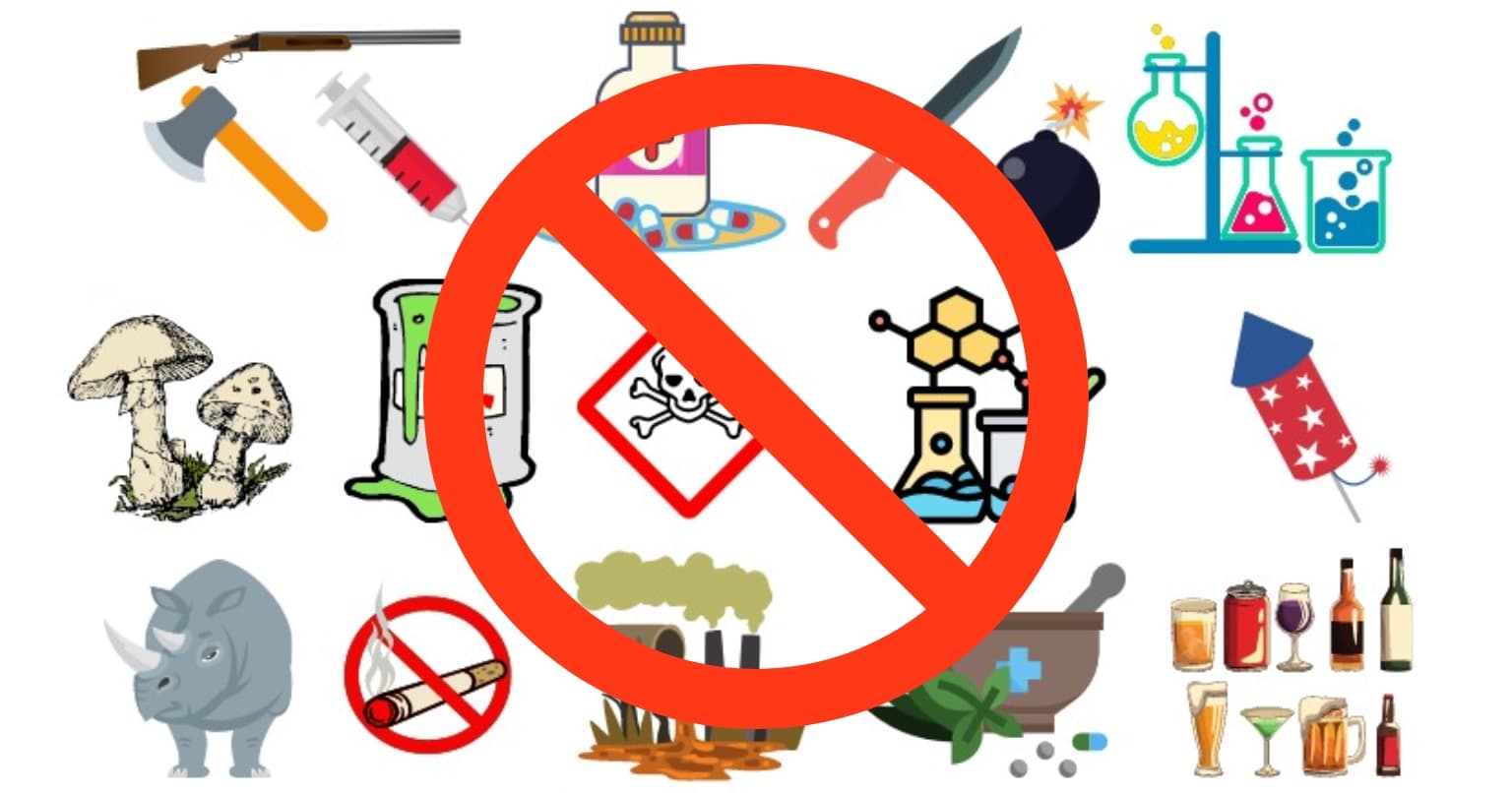 Mặt hàng cấm gửi đi Hàn Quốc