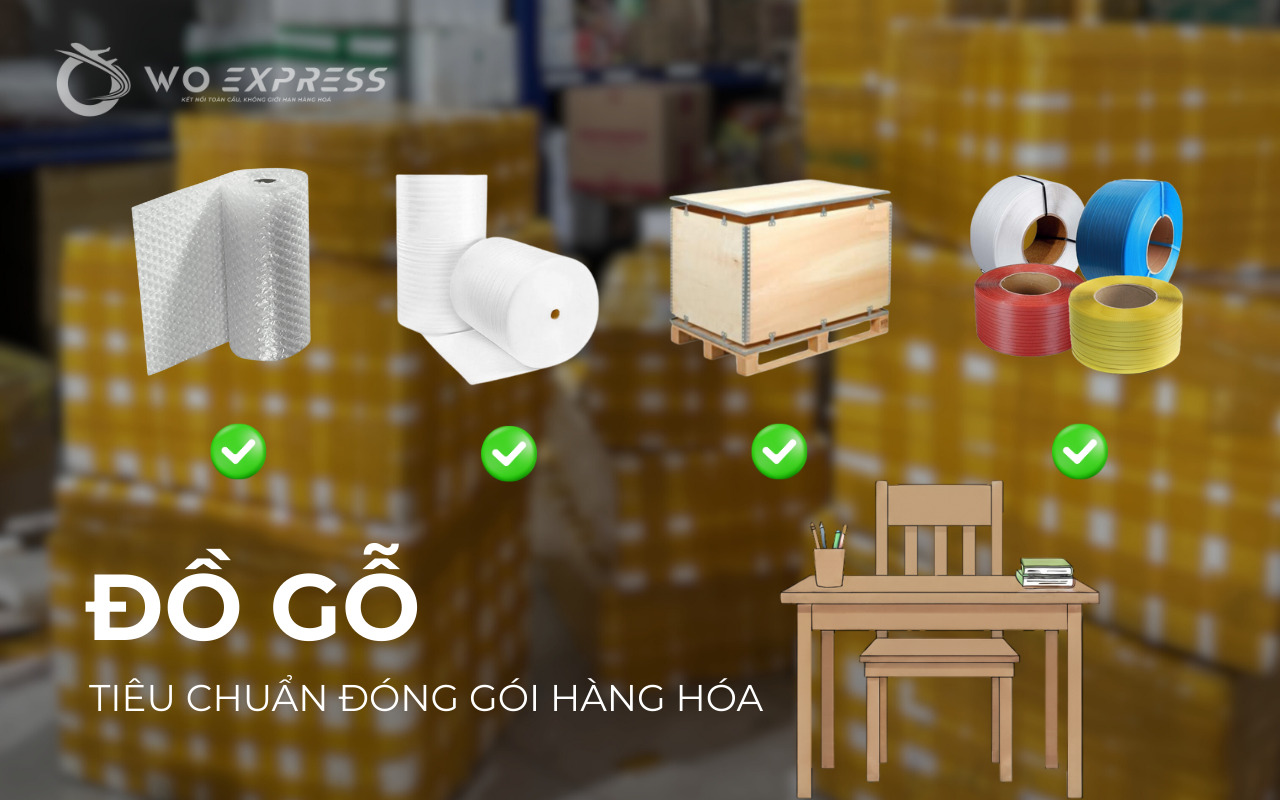 Tiêu chuẩn đóng gói hàng hóa quốc tế chi tiết, mới nhất 15 Tiêu chuẩn đóng gói với đồ gỗ