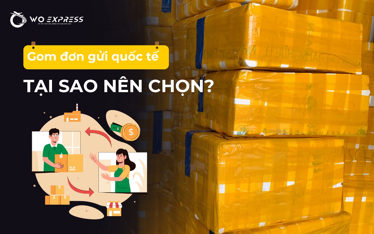 Lý do nên chọn gom đơn gửi hàng quốc tế