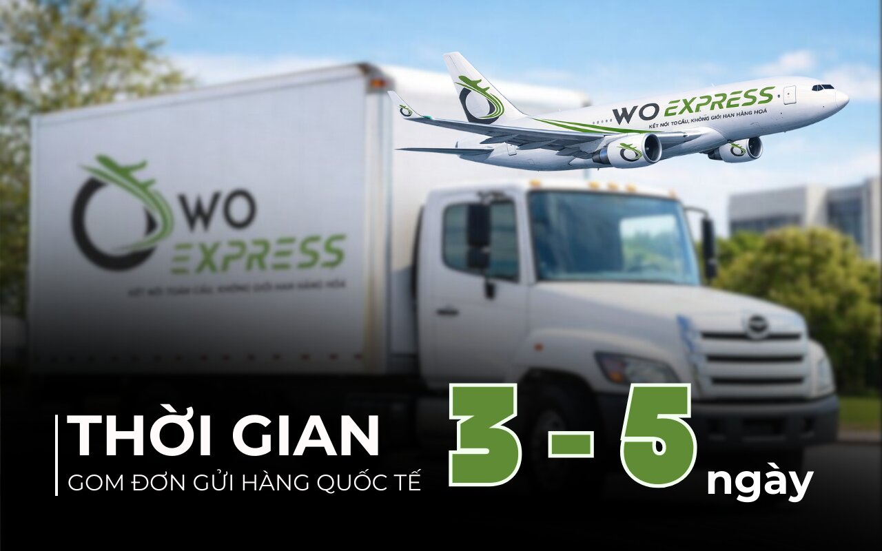 Thời gian gom đơn gửi hàng quốc tế khoảng 3 - 5 ngày