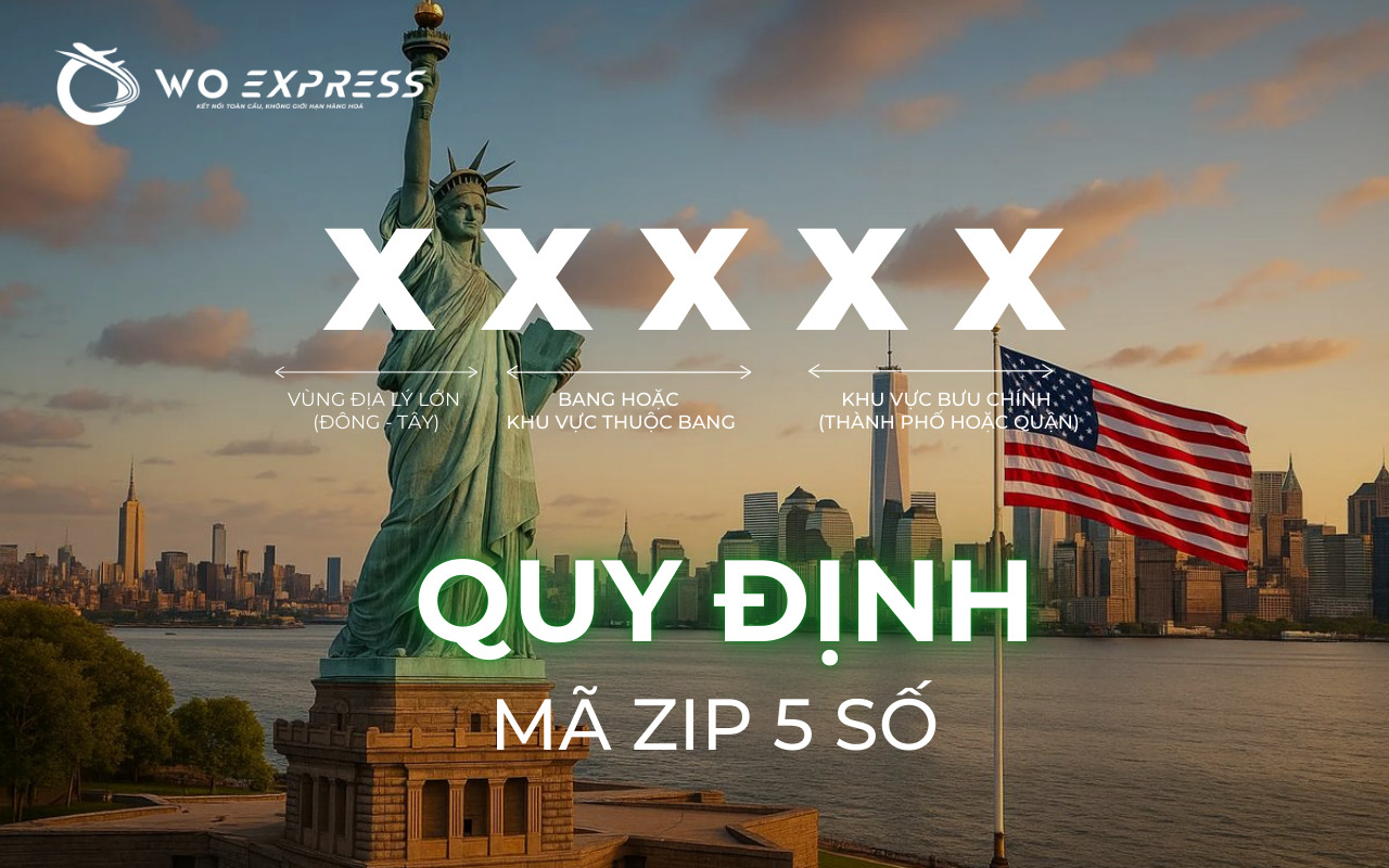 Quy định mã zip 5 số tại Hoa Kỳ 