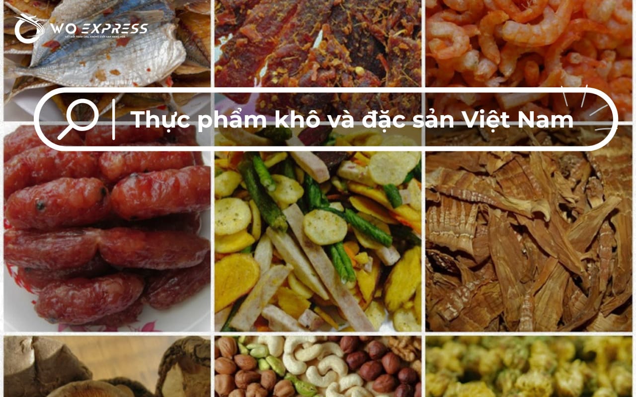 Gửi thực phẩm đi Hàn: Quy định và kinh nghiệm gửi an toàn 3 Các loại thực phẩm khô và đặc sản Việt Nam có thể gửi đi Hàn