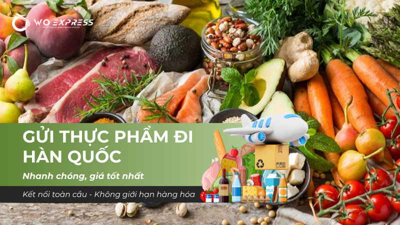 Thông tin gửi thực phẩm đi Hàn