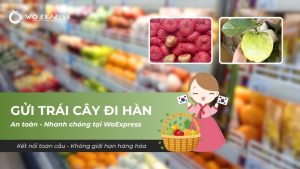 Gửi trái cây đi Hàn tại WoExpress