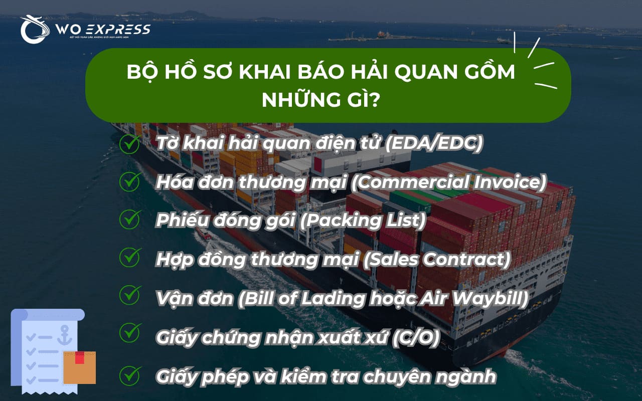 Danh mục các chứng từ bắt buộc khi chuẩn bị hồ sơ khai báo thủ tục hải quan
