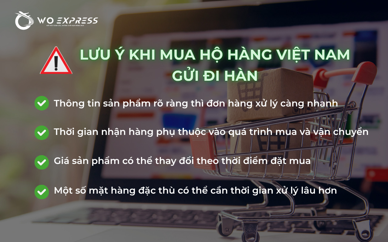 Mua hộ hàng Việt Nam gửi đi Hàn - Giải pháp nhanh chóng, tiện lợi 12 Lưu ý khi mua hộ hàng Việt Nam gửi đi Hàn