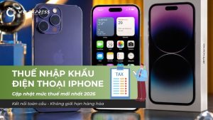 Thuế nhập khẩu điện thoại iPhone