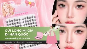 Gửi lông mi giả đi Hàn Quốc