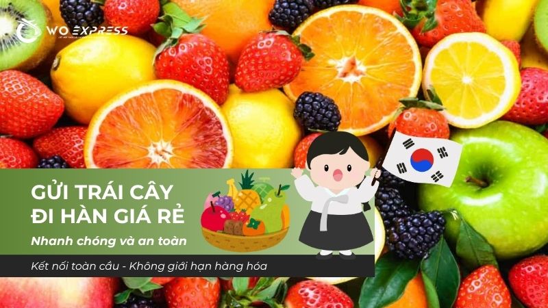 Gửi trái cây đi Hàn giá rẻ