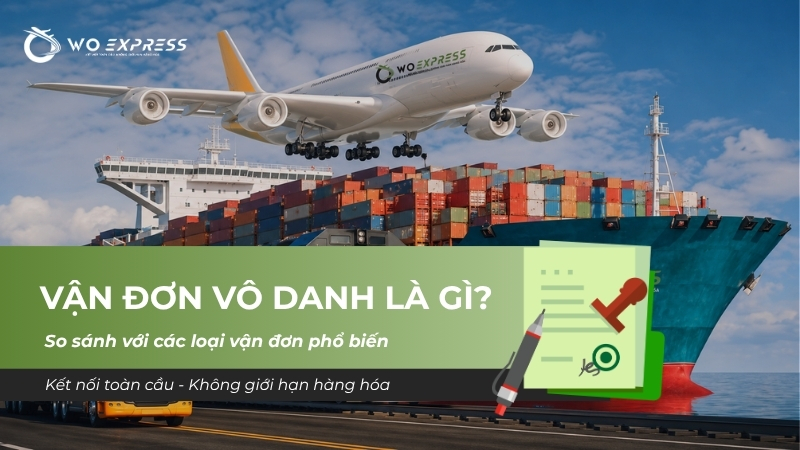 Vận đơn vô danh là gì? So sánh với các loại vận đơn phổ biến 1 vận đơn vô danh